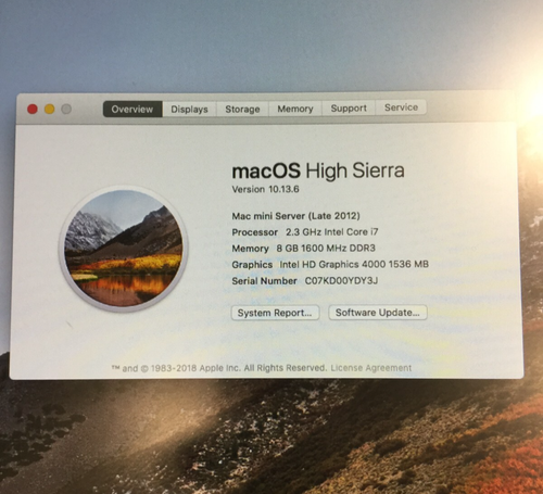 Apple Mac Mini 6,2 Intel Core i7-3615QM 2.3GHz DISK 251 RAM 8GB - Picture 6 of 8