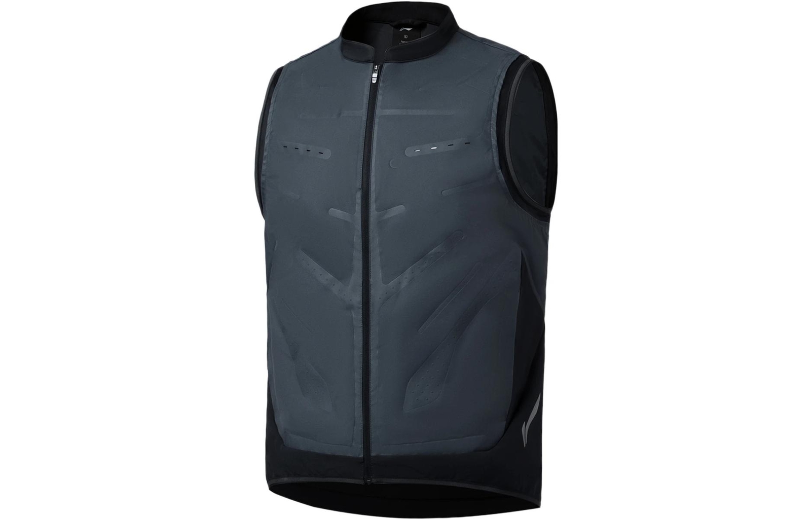 Облегающий светоотражающий надувной пуховый жилет Slim-Fit