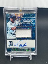 2019 Panini Spectra - Blue Disco - Prospect Jersey Autograph - Wander Franco /99