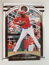 2020 PANINI CHRONICLES LEGACY RC ARISTIDES AQUINO REDS ROOKIE # 4
