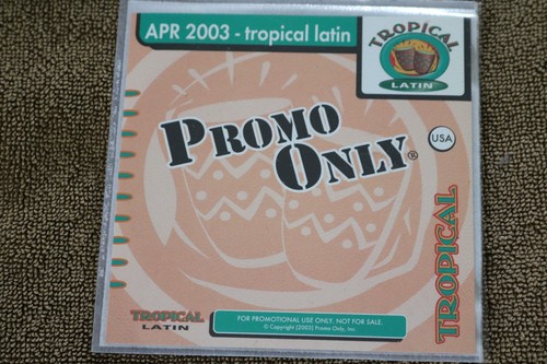 Promo Only Tropical Latin Apr 2003 MINT USA CD Wisin & Yandel Anthony Santos - Picture 1 of 2
