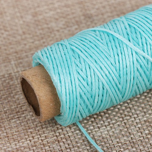 50Meters Durable Hand Stitching Flat DIY Leather Cord Waxed Thread Sewing Line - Picture 11 of 20