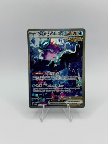 💥2024 Temporal Forces Walking Wake Ex Special Illustration Rare Holo #205/162💥