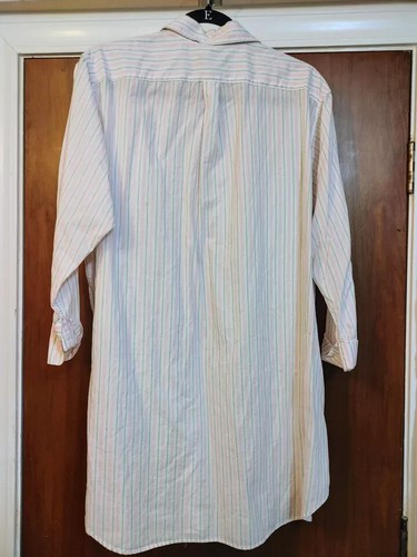 Lauren Ralph Lauren Shirt Womens Extra Large Striped Button Up Embroidered LRL - Picture 3 of 6