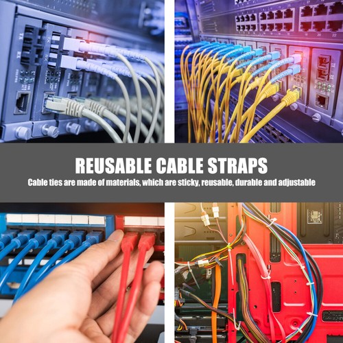 16 Pcs Cable Winder Kabelbinder Kabelaufwicklung Organizer Aus Silikon - Afbeelding 2 van 11