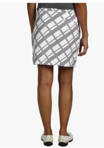 Greg Norman Skirt Skort White Black Women Tennis Golf Side Zip NWT Size 2 - Picture 11 of 11