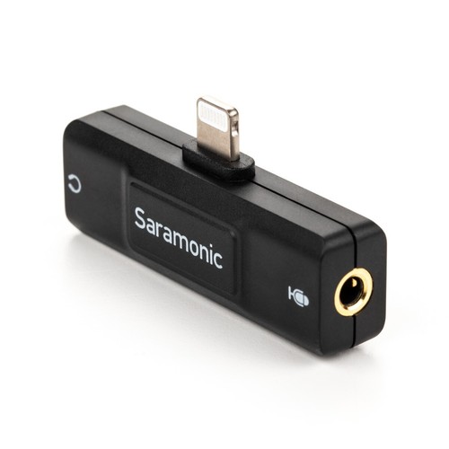 Saramonic SR-EA2D Audio Adapter MFi-Certified Connector to Headphone & Mic Jacks - Picture 2 of 9