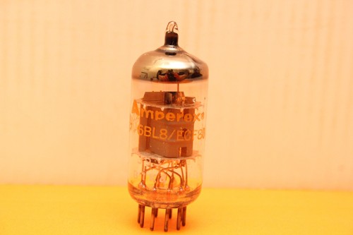 Amperex ECF80 6BL8 - Fatto IN Grande Bretagna - Anello Getter - NOS - Codice 39B