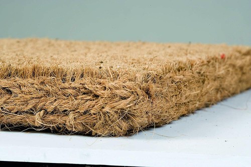 Alfombrilla de puerta Melford de coco natural de alta resistencia tejida a mano tapete de puerta tradicional - Imagen 7 de 17