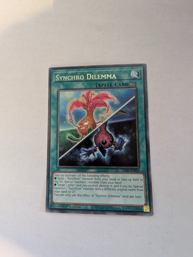 Synchro Dilemma LED8-EN026 Legendary Duelists: Synchro Storm 1st Edition - Picture 1 of 1