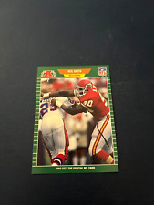 1989 Pro Set Football Neil Smith Rookie Card #180 Set Break NM