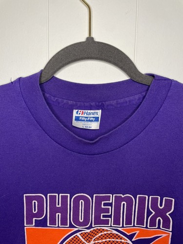 Vintage Phoenix Suns Kurzarm Herren LARGE Hemd Einzelnaht Made in USA - Bild 5 von 8