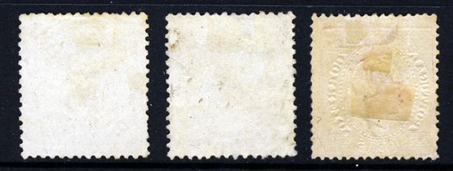 Sobreimpresiones provisionales PORTUGAL 1892-93 SG 284 a SG 286 VFU - Imagen 2 de 2