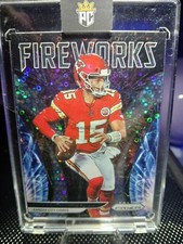 2021 Prizm #F-15 Patrick Mahomes II Fireworks disco Prizms No Huddle Mvp Invest 