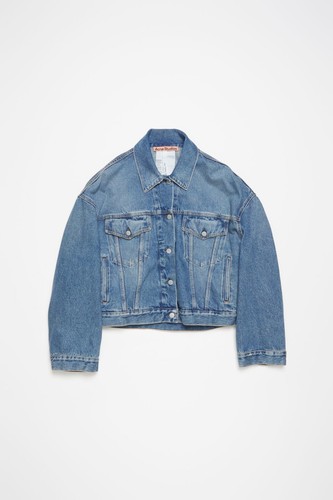 Acne Studios Morris Crop Denim Jacket sz 34 - Picture 2 of 10