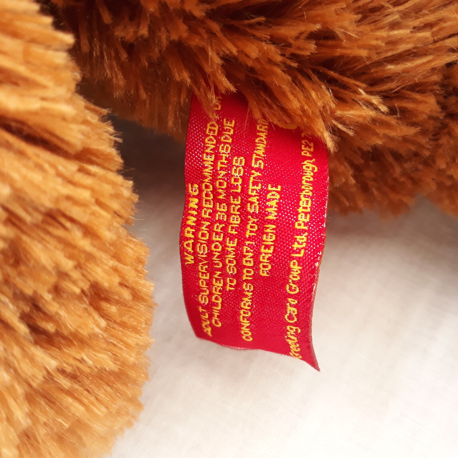 Cute 'n' Soft Collection Bear Brown Soft Toy 12" - Picture 6 of 10