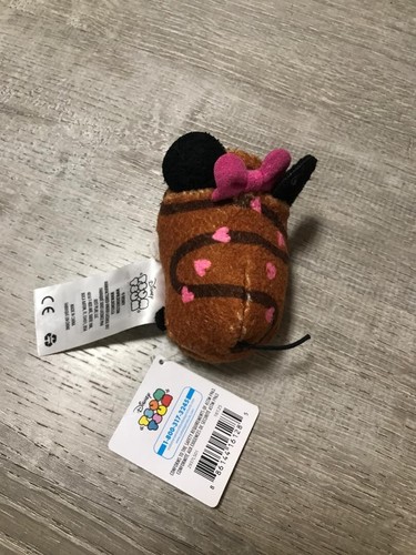NWT Tsum Tsum Minnie Mouse Chocolate 3.5" Plush NEW - Picture 2 of 3