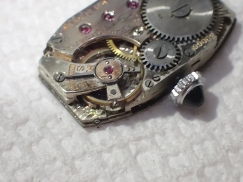 Vintage Benrus 15 Jewel 4 Adj Manual Wind Ladies Watch 18 K Gold Supported Metal - Picture 9 of 9