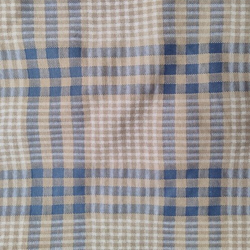 THE LOFT OUTLET Women Size 12 Beige Blue Plaid 18" Mini Skirt NEW - Picture 3 of 10