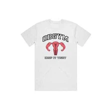 BSL OBGYM TEE - HEATHER WHITE