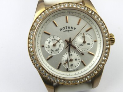 Rotary LB00160/02 Damen Roségold Zifferblatt Analog Uhr - 100m