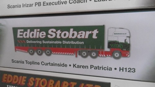 ATLAS EDITIONS / Oxford Truck SCANIA EDDIE STOBART xx3 - Picture 2 of 4