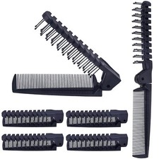 6PCS Travel Foldable Hair Comb Anti-Static Brush Comb Portable Folding Comb D...