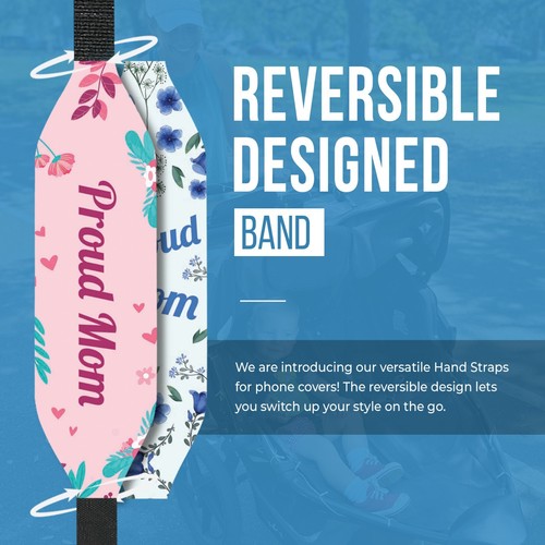 Universal Phone Grip Straps for Secure Handling | Reversible - 第 41/63 張圖片