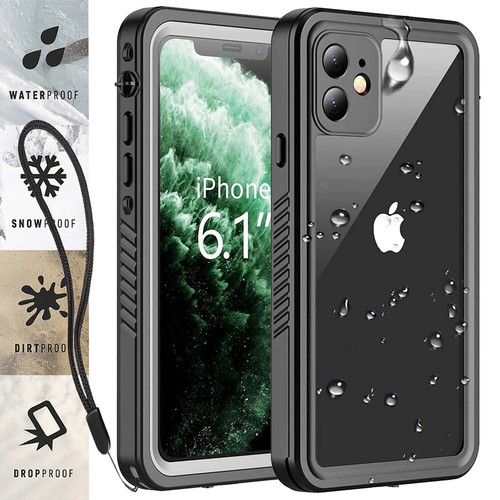 Life Waterproof Shock Dust Proof Case Cover iPhone 13 12 11 14 15 16 Pro Max XR - Photo 31 sur 37