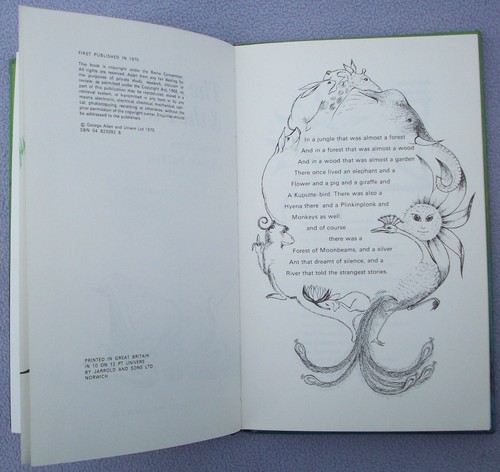 BRIAN PATTEN Elephant and Flower 1970 FIRST CHILDRENS BOOK LIVERPOOL BEAT POET - Picture 3 of 3