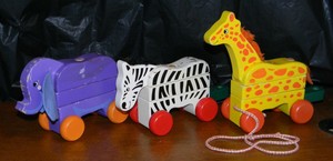 melissa and doug pull along zoo animals