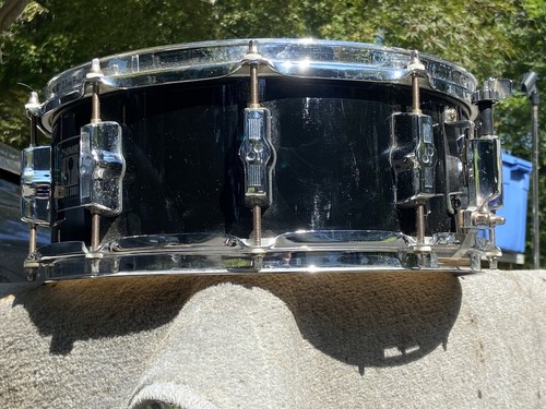 SONOR 3001 14” Black LACQUER Snare DRUM - Picture 2 of 13