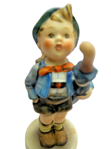Vtg Hummel "Home From Market" Figurine 1948 Gluckskauf Goebel W. Germany 5" FREE - Picture 2 of 7