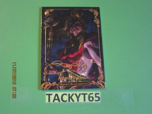 Tarjeta(s) de firma Marvel Masterpieces 2018 de oro único nuevo tu eliges - Imagen 21 de 36