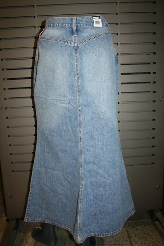 MAVI Jeans Gonna 13819-216 Stone Blue Washed Nuovo - Picture 4 of 5