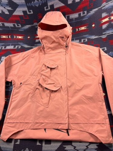 Nike Lab AAE 2.0 Pink Tech Tactical Balaclava Parka Shell Jacket Men’s Sz L - Picture 2 of 18