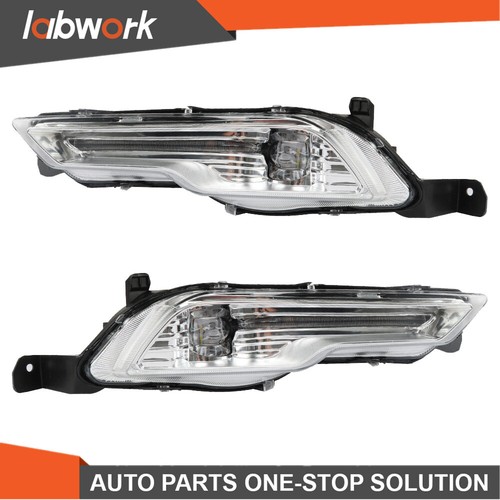 Labwork LED Fog Lights For 2017-2018 Ford Fusion 2018-2019 Explorer W/Bulb RH+LH - Picture 3 of 14