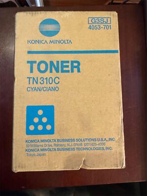 KONICA MINOLTA 4053-701 Cyan Original Toner (11,500 Yield)