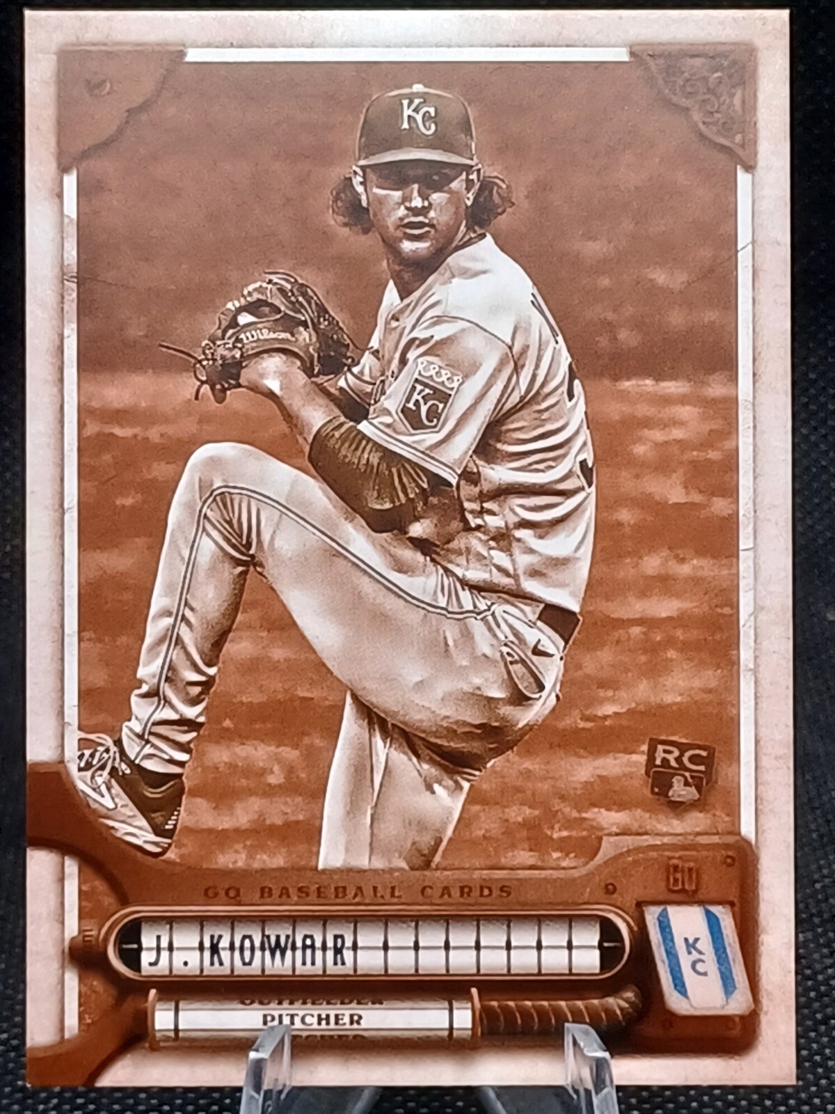 2022 Topps Gypsy Queen Jackson Kowar RC Rookie Card #104 Sepia /99