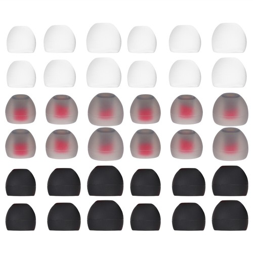 36PCS Earbuds Replacement Silicone Earbud Tips Ear Tips Skin Headphone Case - 第 1/12 張圖片