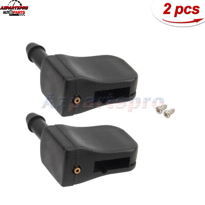 #ad 2Pcs Universal Wiper Arm 9mm 12mm Hook Washer Nozzle Jet Spray Clips Set New $8.99