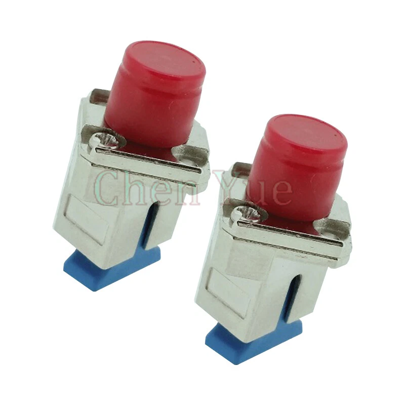 10pcs FC Female -SC UPC Female Diamond SM Fiber Coupler Flange Hybird Adapter - Image 3 of 4