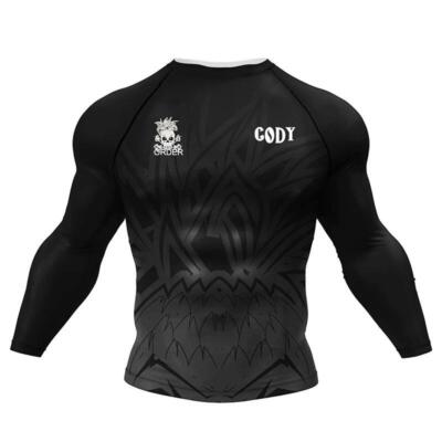 Fast Ship Black Lotus Theme Brazillian Jiu-Jitsu BJJ MMA Rashguard Spats Shorts