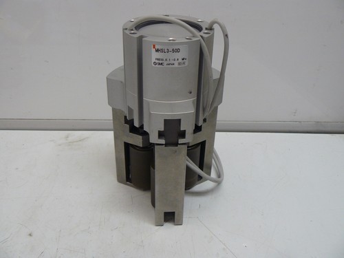 SMC MHSL3-50D 3 FINGER PNEUMATIC GRIPPER DOUBLE ACTING 50MM BORE