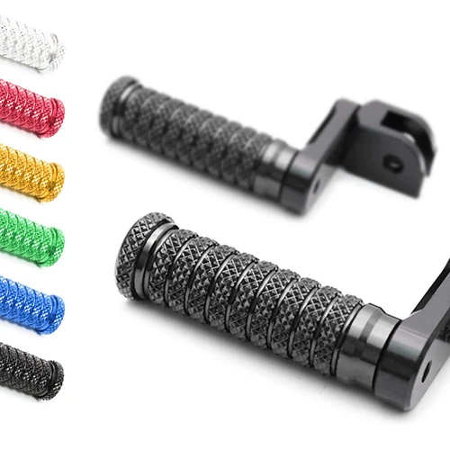 Black 1.5 inch Lower Front Foot Pegs POLE For Triumph Trident 660 21 22 23