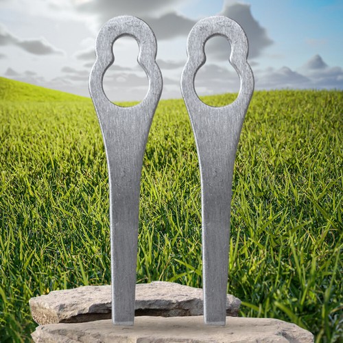 2-50pcs Metal Blades Cutter Replace For Cordless Grass Trimmer Strimmer Tool - Picture 32 of 35