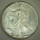 1946 Walking Liberty Silver Half Dollar US BU Coin 50c Uncirculated Some Toning