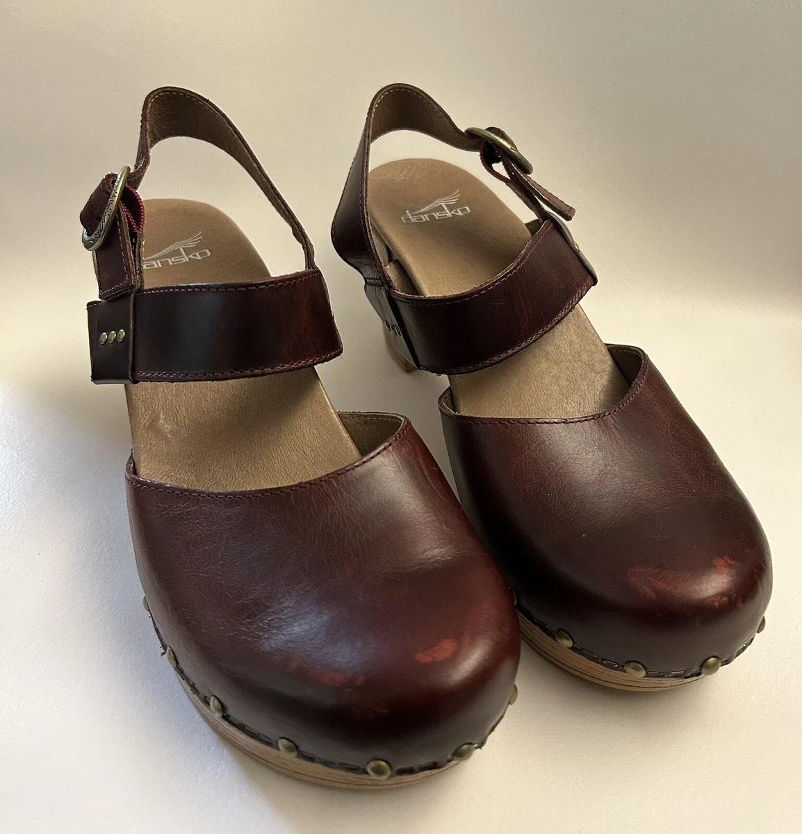 Dansko Women Dotty Heeled Sandal Ruby EUR Sz 40