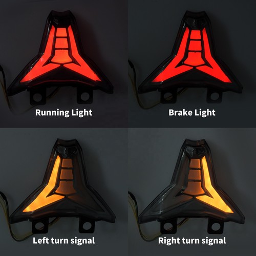 LED Turn Taillight For Kawasaki Z1000 Ninja ZX-10R ZX-10RR Ninja 250 400 2014-20 - Picture 12 of 15