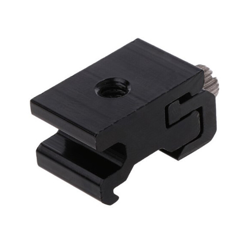 Hot Shoe Flash Bracket Camera Metal Cold Shoe Mount Adapter 1/4 Tripod